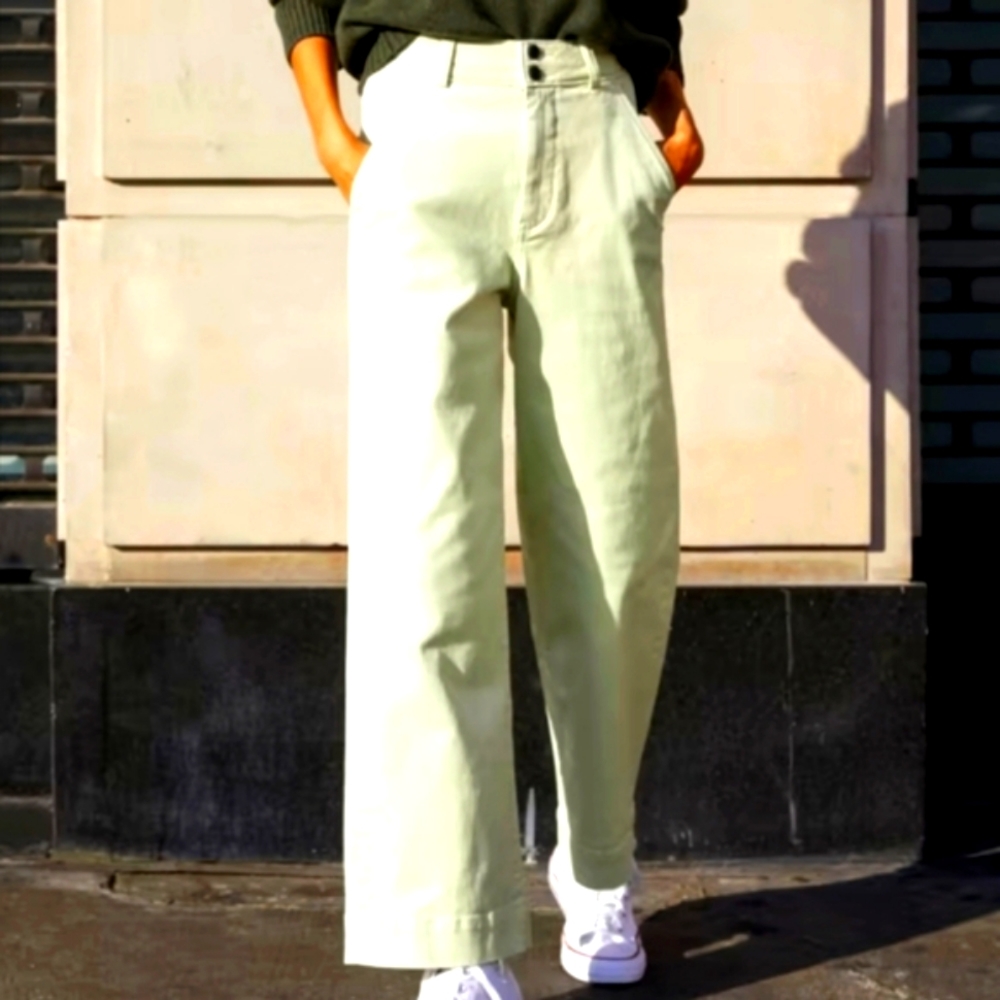 EVERLANE The Organic Cotton Wide Leg Pants